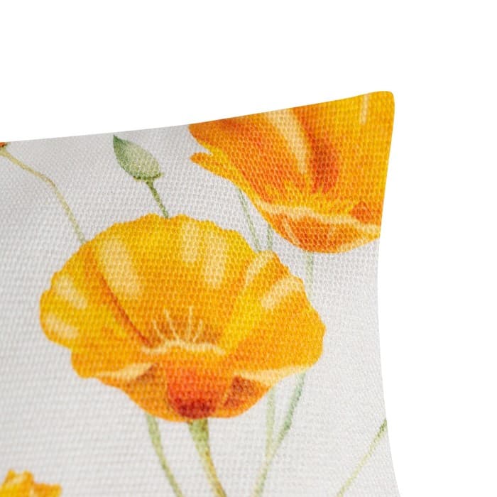 Наволочка декоративная «Этель. Жёлтые цветы», 40×40 см, хлопок 100%