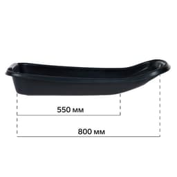 Сани рыбацкие YUGANA "С-1" 880×390×100 мм