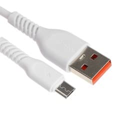Кабель ONE DEPOT S08WM, microUSB - USB, 2.4 А, 1 м, белый