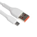 Кабель ONE DEPOT S08WM, microUSB - USB, 2.4 А, 1 м, белый