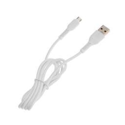 Кабель ONE DEPOT S08WM, microUSB - USB, 2.4 А, 1 м, белый