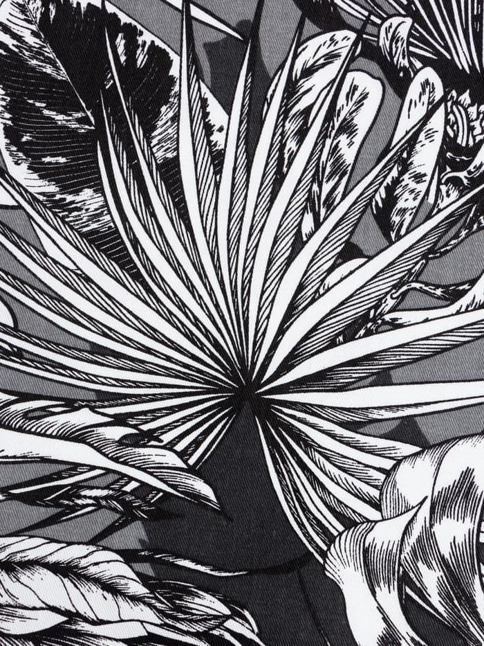 Шторы для кухни с подхватами «Этель» Palm leaves, 149×180 см, комплект - 2 шт.