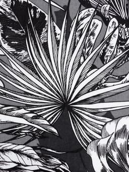 Шторы для кухни с подхватами «Этель» Palm leaves, 149×180 см, комплект - 2 шт.