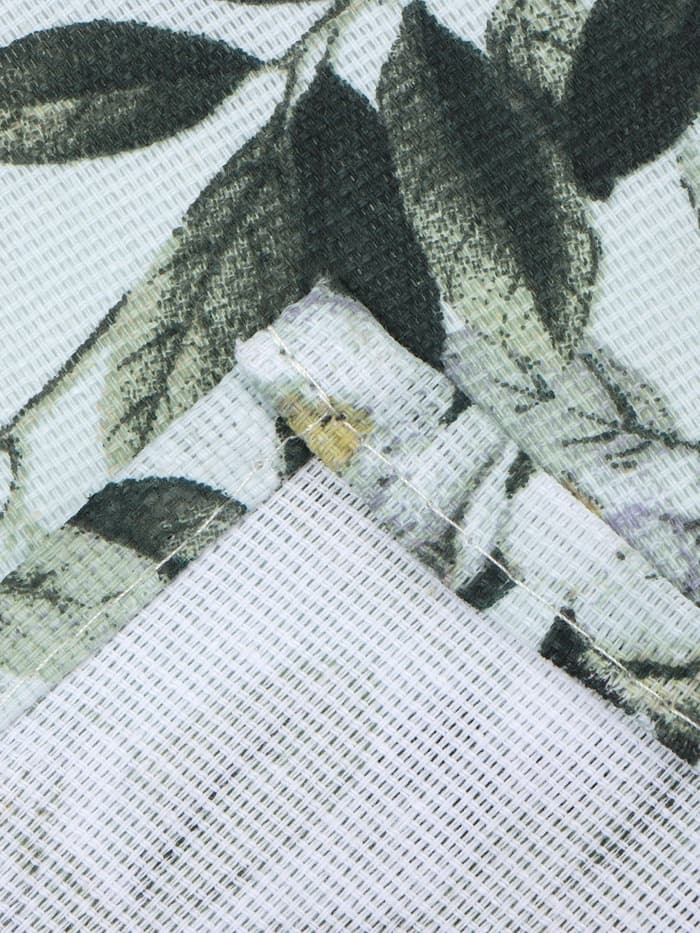 Шторы для кухни «Доляна» Apple flowers, 146×180 см - 2 шт., подхваты - 2 шт., 100% хлопок, 164 г/м²