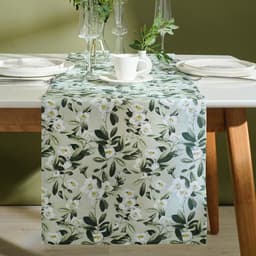 Дорожка «Доляна» Apple flowers, 40×146 см, 100% хлопок, рогожка 164 г/м²