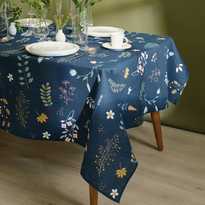 Скатерть «Доляна» Twilight forest, 146×220 см, 100% хлопок, рогожка 164 г/м²