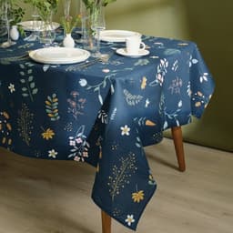 Скатерть «Доляна» Twilight forest, 146×220 см, 100% хлопок, рогожка 164 г/м²