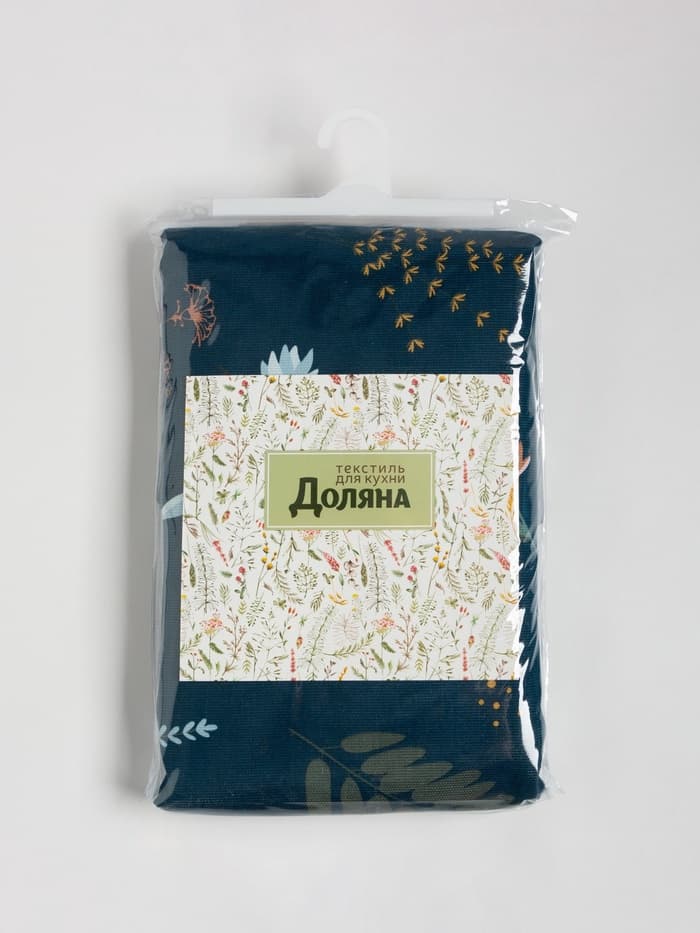 Шторы для кухни «Доляна» Twilight forest, 146×180 см - 2 шт., подхваты - 2 шт., 100% хлопок, 164 г/м²