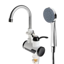 Кран-водонагреватель Luazon LHT-03, проточный, с душевой лейкой, 3 кВт, 220 В, белый