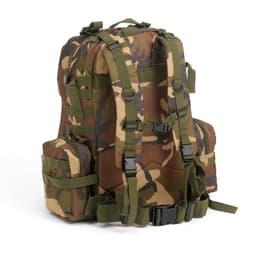 Рюкзак тактический туристический Storm tactic, 50 л, с карманами, расцветка мультикам, коричневый
