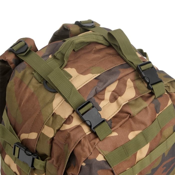 Рюкзак тактический туристический Storm tactic, 50 л, с карманами, расцветка мультикам, коричневый