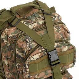 Рюкзак тактический туристический Storm tactic, 30 л, с карманами, расцветка мультикам, зелёный