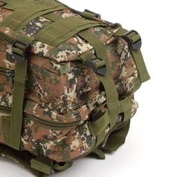 Рюкзак тактический туристический Storm tactic, 30 л, с карманами, расцветка мультикам, зелёный