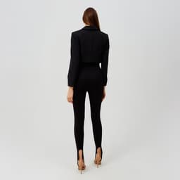 Легинсы классические женские MINAKU: Casual Collection, чёрные, размер 40