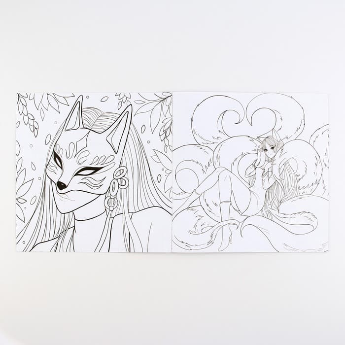 Раскраска-антистресс «Мир Аниме»