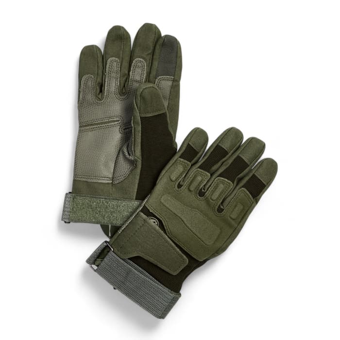 Перчатки тактические мужские Storm tactic с защитой суставов, размер - M, хаки