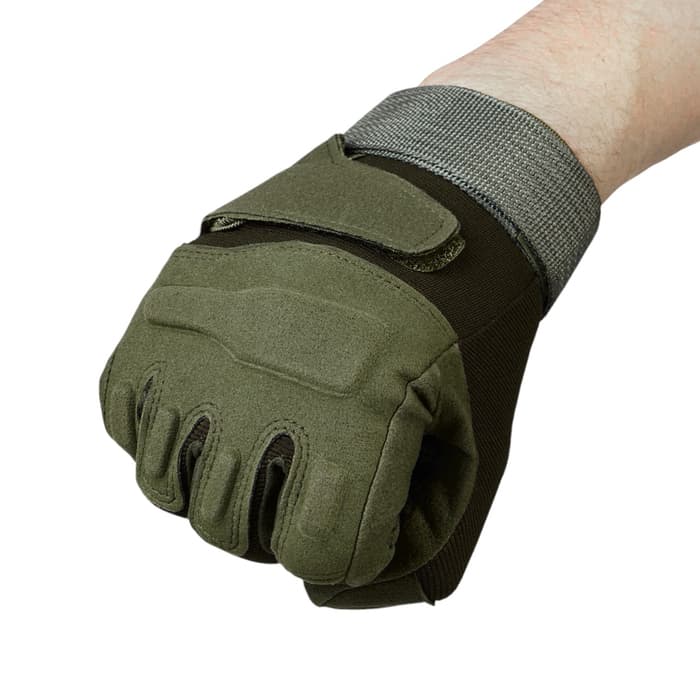 Перчатки тактические мужские Storm tactic с защитой суставов, размер - M, хаки