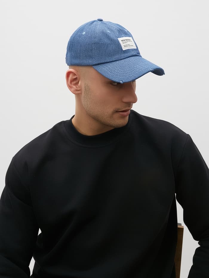 Бейсболка мужская MINAKU, размер 56-58, синяя