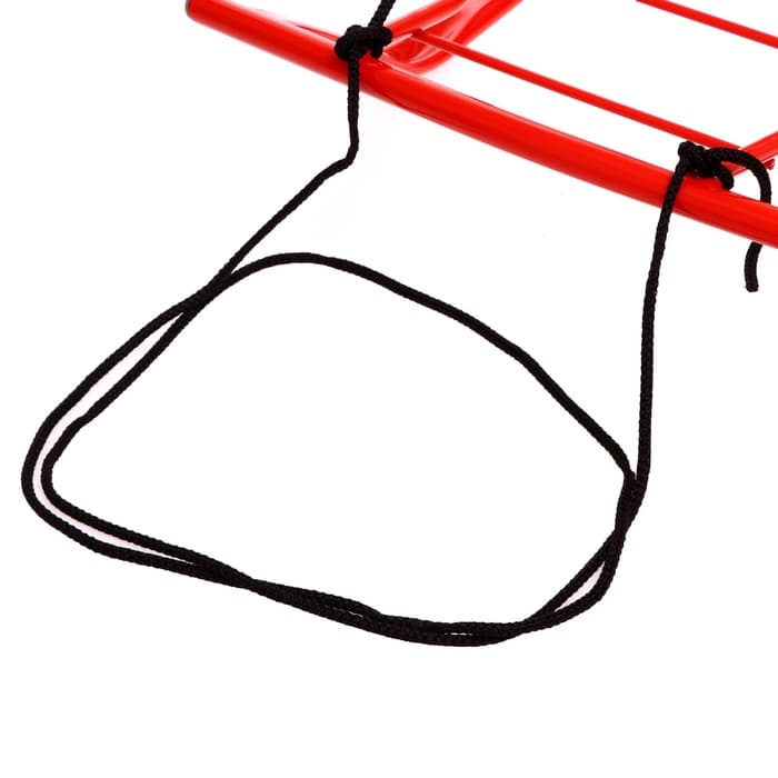 Санки детские складные Nikki 2, с ручкой, цвет алый