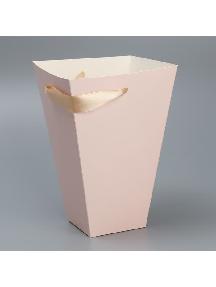 Переноска для цветов на лентах «Расцветай», 17×25×9 см