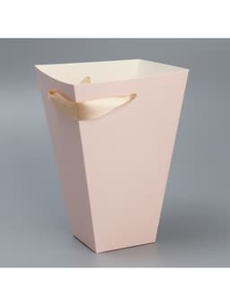 Переноска для цветов на лентах «Расцветай», 17×25×9 см