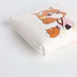 Кошелёк детский «Аниме fox», монетница, на молнии, с рисунком, белый