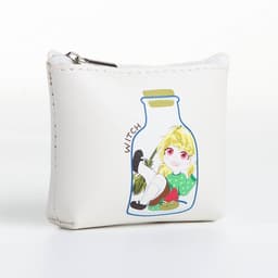 Кошелёк детский «Аниме girl», монетница, на молнии, с рисунком, белый