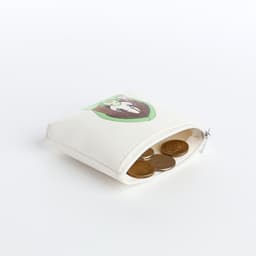 Кошелёк детский «Аниме avocado», монетница, на молнии, с рисунком, белый