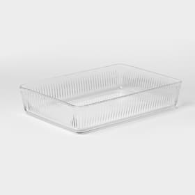 Форма для запекания Paşabahçe Borcam, 3 л, 30.6×20.9 см, прямоугольная, жаропрочное стекло, прозрачная