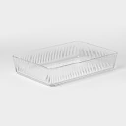 Форма для запекания Paşabahçe Borcam, 3 л, 30.6×20.9 см, прямоугольная, жаропрочное стекло, прозрачная