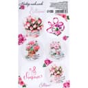 Наклейки для цветов и подарков «8 марта», 16×9.5 см