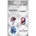 Наклейки для цветов и подарков «Самому сильному и надежному», 16×9.5 см