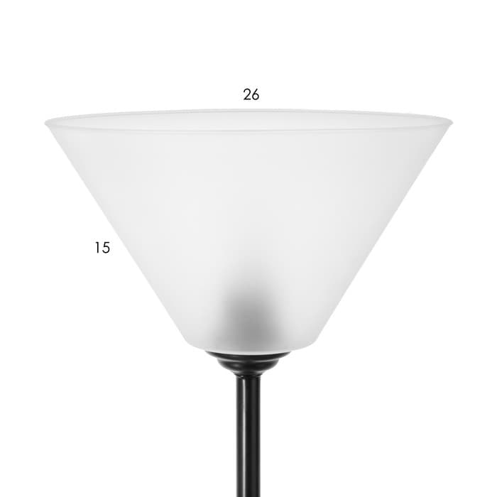 Торшер «Изи» 1×15 Вт Е27 МОДЕЛЬ: BR=01006 черный/прозрачный