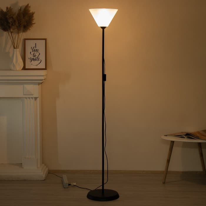 Торшер «Изи» 1×15 Вт Е27 МОДЕЛЬ: BR=01006 черный/прозрачный