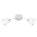 Люстра на потолок BayerLux «Онлайн», 2×15 Вт, Е27, белый/прозрачный