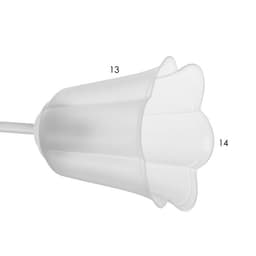 Люстра на потолок BayerLux «Онлайн», 2×15 Вт, Е27, белый/прозрачный