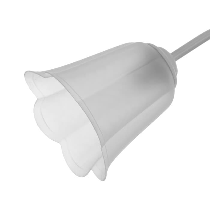 Люстра BayerLux BR 00211 «Онлайн», 5×15 Вт, цоколь Е27, белая