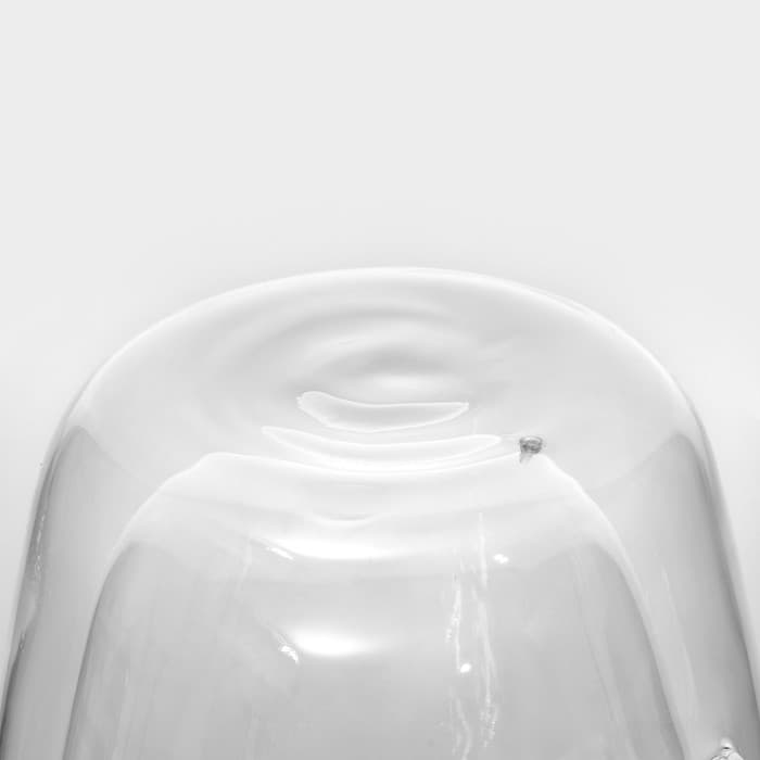 Кружка с двойными стенками «Дуо», 330 мл, 12×8.5×11.5 см, стекло, прозрачная