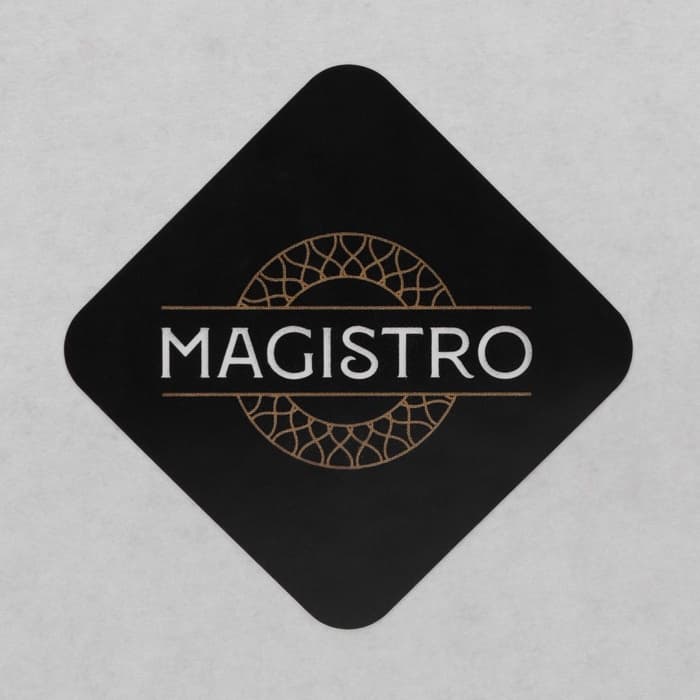 Банка Magistro «Эко», 620 мл, ручка, трубочка, с бамбуковой крышкой, стекло, прозрачная, чёрная