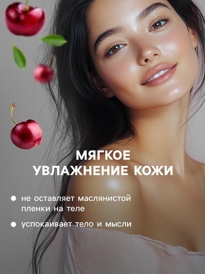 Бомбочка для ванн Добропаровъ с ароматом вишни, 110 г