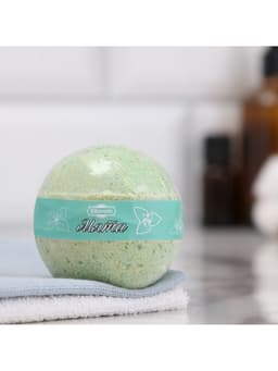 Бомбочка для ванн Добропаровъ с ароматом мяты, 110 г