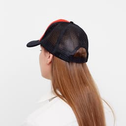 Бейсболка унисекс с сеткой MINAKU, размер 56-58, красная