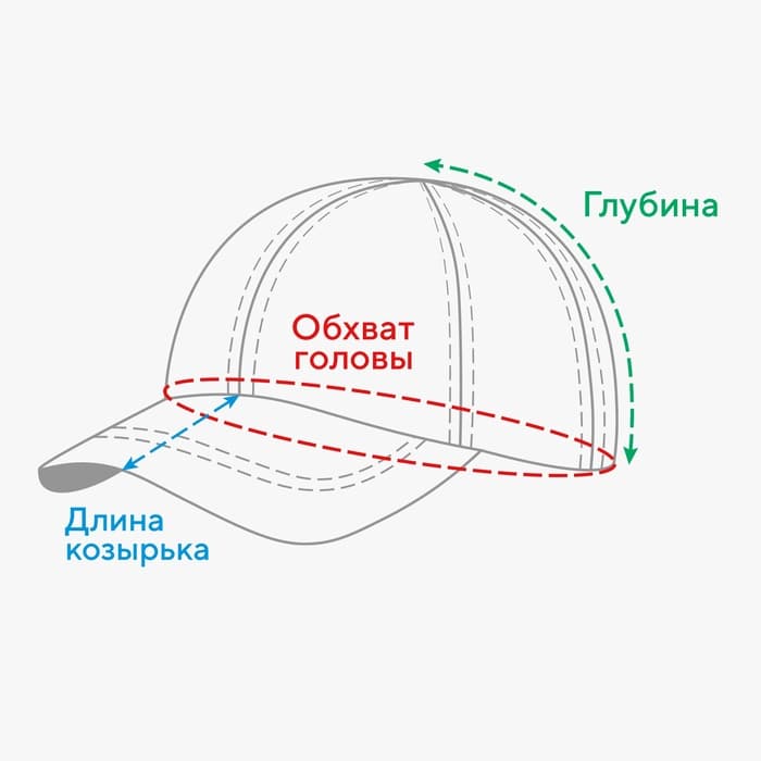 Бейсболка унисекс с сеткой MINAKU, размер 56-58, красная