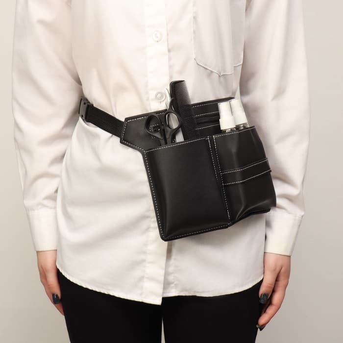 Сумка для мастера, 28×19.5 см, 2 кармана, 1 отдел, чёрная