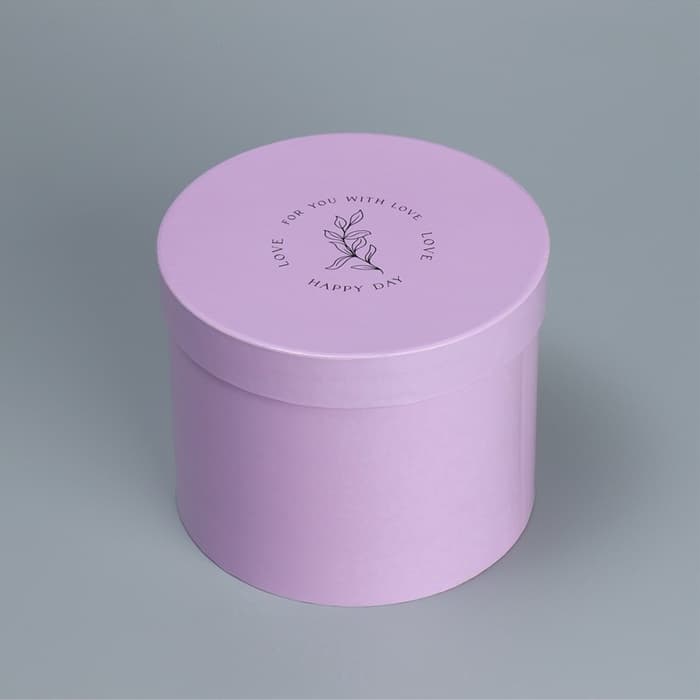 Набор коробок для цветов 4 в 1, упаковка подарочная, «Лаванда», 14×14×13 см - 20×20×17.5 см