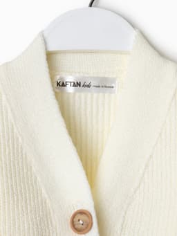 Кардиган для девочки KAFTAN, цвет молочный, размер 26 (80-86 см)
