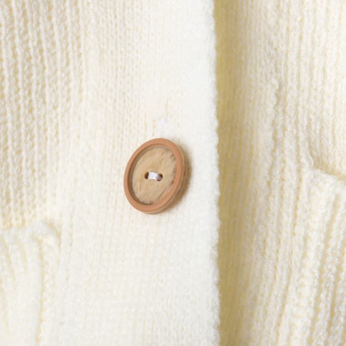 Кардиган для девочки KAFTAN, цвет молочный, размер 28 (86-92 см)