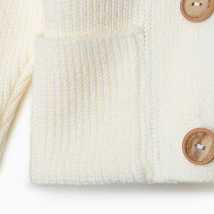 Кардиган для девочки KAFTAN, цвет молочный, размер 30 (98-104 см)