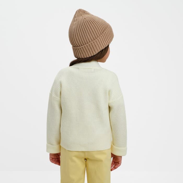 Кардиган для девочки KAFTAN, цвет молочный, размер 30 (98-104 см)