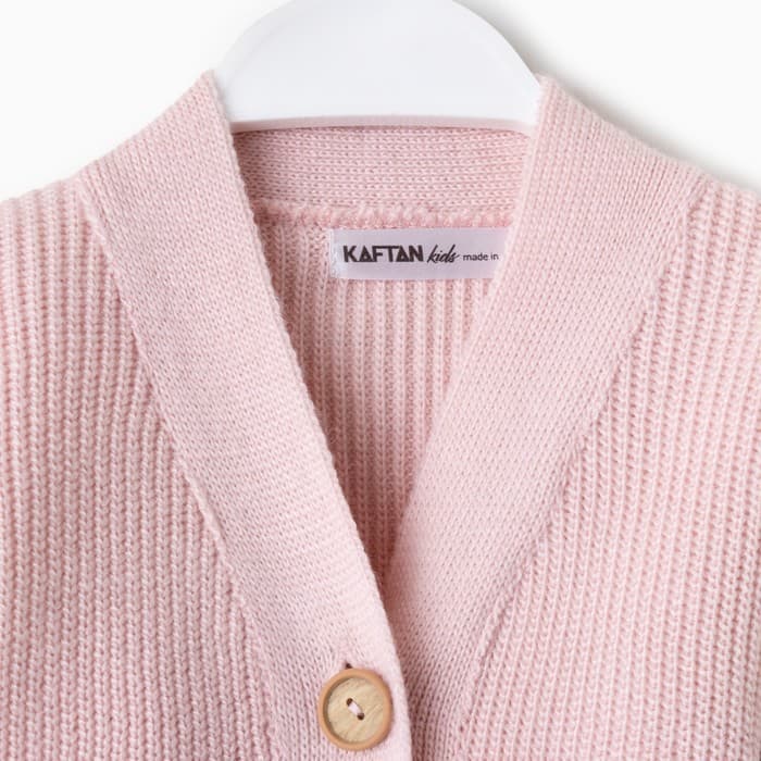 Кардиган для девочки KAFTAN, розовый, размер 26 (80-86 см)